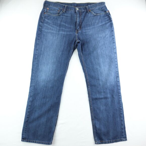 Levi's Jeans Men's 40x32 Blue 514 Preppy Straight Fit American Grunge Denim - Picture 1 of 16